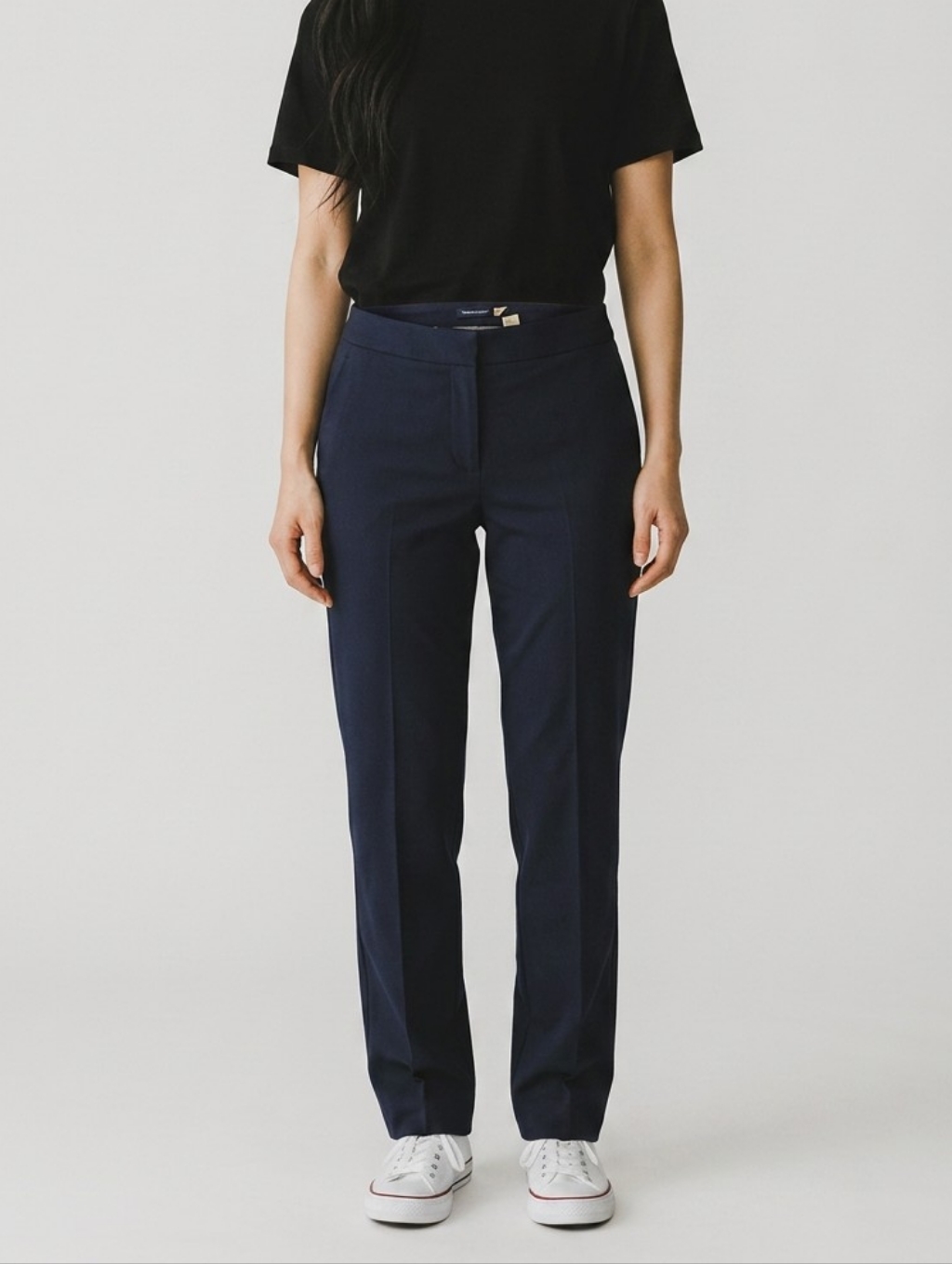 Tommy Hilfiger Woman's Trousers In Navy Blue Size 12